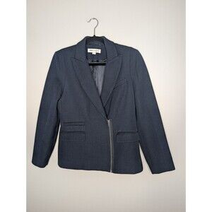 REISS NINETEEN SEVENTY ONE TYLER NAVY BLUE ZIP BLAZER JACKET M